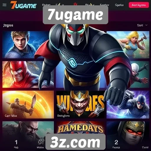7ugame oferece diversidade em jogos online