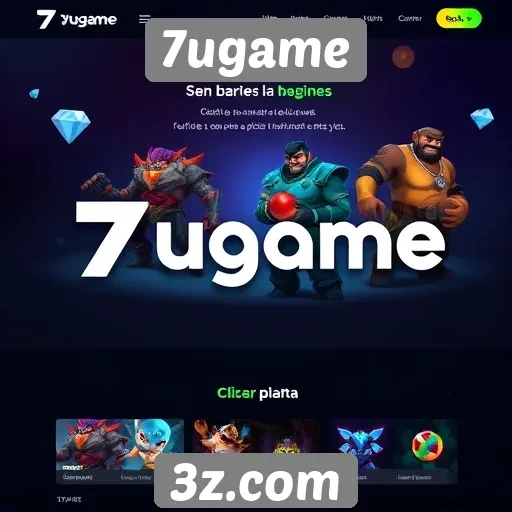 Análise da interface do usuário do site 7ugame